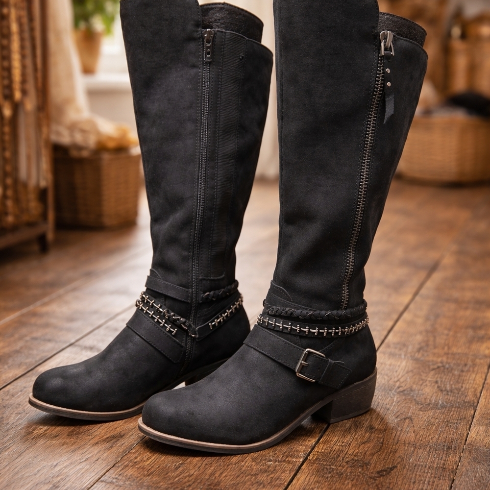 SO Black Over the Knee Boots
